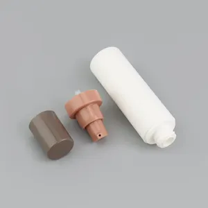 15ml 30ml 50ml Plastic PP Skin Care Packaging Cosmetic Airless Pump Refillable Bottles For Cream
