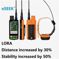 Rastreador de perros GPS Eseek profesional con collar de entrenamiento de choque/vibración/pitido para perros de prueba de campo