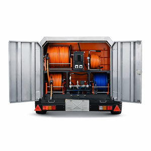 Nettoyeur haute pression à eau froide AMJET SS3070, 300 bars, neuf, monté sur remorque, 62 CV, pour le détartrage intensif des égouts - Product Image 2