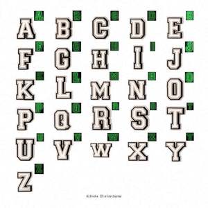 Breloques en caoutchouc en gros pour sabots, lettres et chiffres, breloques alphabet pour chaussures, accessoires de décoration - Product Image 3