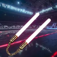 Bâtons lumineux LED Neopixel pour adolescents, jouets de cosplay, nunchakus et sabres laser, épées métalliques, vente en gros d'usine, livraison directe