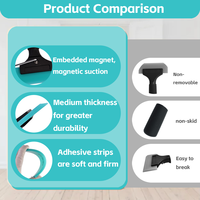 Spatule rigide professionnelle KUNAISI avec manche en plastique et caoutchouc, outil d'installation de film de protection pour vitres de voiture