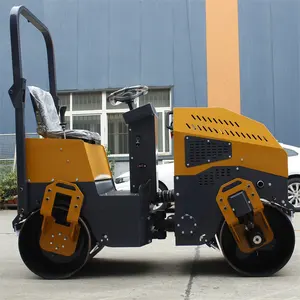 Manufacturer 1.5 Ton Single Drum And Double Drum Ride-On Road Roller On Sale