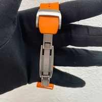 Montre de luxe haut de gamme en fibre de carbone 11-03 avec bracelet en caoutchouc fluoré noir, montres mécaniques étanches pour hommes d'affaires