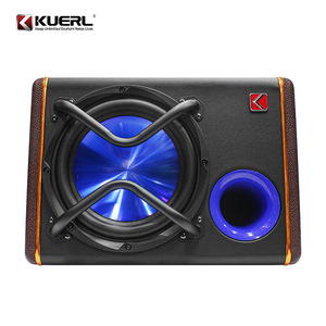 Subwoofer actif KUERL 10 pouces 12V pour mise à niveau audio automobile avec lumière LED bleue pour système sonore de véhicule - Product Image 3