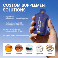 LIFEWORTH Complexe de Vitamines B Liquides à Haute Absorption avec Caféine 50mg pour le Soutien Cérébral et l'Énergie – Complément Alimentaire