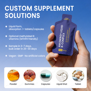 LIFEWORTH Complejo de <span class=keywords><strong>Vitamina</strong></span> B Líquida de Alta Absorción con Cafeína 50mg para el Apoyo Cerebral y Aumento de Energía - Product Image 2