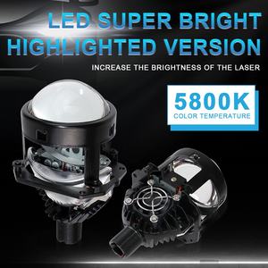 Lente de Proyector Láser Bi-LED de 2.5 Pulgadas, Modelo K112, Luz Alta y Baja, 6500k, Impermeable, 60w, 12V, 6000 Lúmenes, Bombillas para Faros Delanteros de Automóvil - Product Image 2