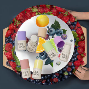 OEM Private Label Wasserdichte Kräuter reduzieren Lippen linien nährt feuchtigkeit spendenden Lippen balsam mit Avocado Lemon <span class=keywords><strong>Green</strong></span> Tea & Frucht geschmack - Product Image 6