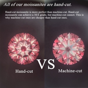 Tianyu Gems Fine Jewelry Sterling 18K Plaqué Or Blanc Pendentif Ruban 925 Femmes Moissanite Collier pour Femme - Product Image 3