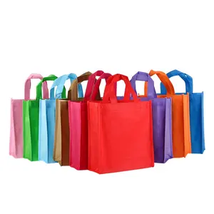 Экологически чистый многоразовый супермаркет продуктовый продвижение покупок нетканый мешок для переноски печать принимает индивидуальный логотип