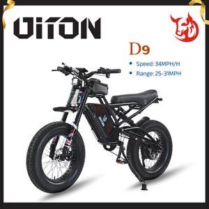 Bicicleta Eléctrica <span class=keywords><strong>D9</strong></span> de 52V 1500W 25Ah de Alta Potencia con Llantas Anchas, de Aleación de Aluminio, sin Escobillas, para Desplazamientos Urbanos, en Stock en EE. UU. - Product Image 2