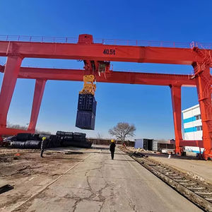 Kran Gantry Kontainer Beroda Rel Kapasitas 40-<span class=keywords><strong>ton</strong></span> <span class=keywords><strong>60</strong></span>-<span class=keywords><strong>ton</strong></span> untuk Pelabuhan Changyuan, dengan Gearbox Motor Bearing untuk Penanganan Kontainer 20 kaki dan 40 kaki - Product Image 1