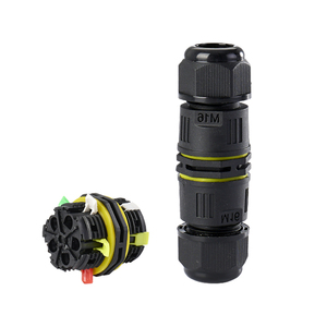 Đầu Nối Chống Nước IP68 3 Chiều 2 Chấu Hình Chữ T M25 Đầu Nối Mối Nối Thiết Bị Đầu Cuối Năng Lượng Mặt Trời 4 Chân Nối Cáp Nhựa M16 Các Nhà Sản Xuất - Product Image 2