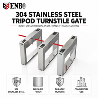 Tourniquet trépied en acier inoxydable 304 avec entrée à contact sec, protection IP66, anti-échappement, accès bidirectionnel par reconnaissance faciale