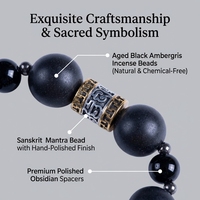 Bracelets perlés parfumés Galaxy Ambergris, parfum naturel aux herbes, bijoux de bien-être faits à la main de style traditionnel chinois, cadeau