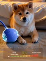 Juguete Interactivo para Mascotas con Estilo Deportivo, Pelota Recargable por USB con Evitación Automática de Obstáculos para Perros y Gatos