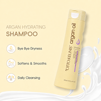 Marque privée/OEM/ODM service super doux et ultra hydratant formules traitement à l'huile d'argan shampooing sans sulfate