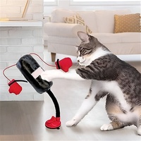 Jouet interactif sonore pour animaux de compagnie, sac de frappe pour chat, jouet de boxe pour chat robuste avec ventouse