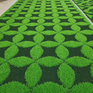 Gazon synthétique à motifs 3D pour l'extérieur, résistant aux UV, tapis écologique, moquette douce, gazon artificiel pour jardin - Product Image 4