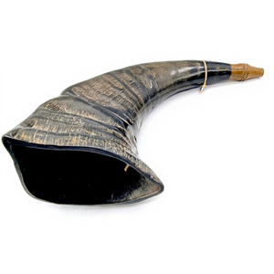 Adorno Decorativo Ecológico de Cuerno de Búfalo, Artesanía en Negro y Dorado, Forma Natural, para Decoración del Hogar, Recuerdo - Product Image 1