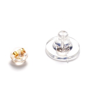Clips papillon résultats de bijoux fins accessoires de bricolage mode 925 boucles d'oreilles en argent dos Silicone bouchon bouchon silicone <span class=keywords><strong>oreille</strong></span> poste - Product Image 5