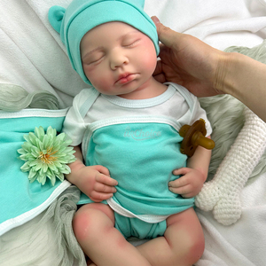 Muñeca Reborn <span class=keywords><strong>LouLou</strong></span> Ultra Realista de 20 Pulgadas, Linda Muñeca Dormida con Boca Abierta, Muñeca de Moda Hecha a Mano con Cuerpo Ponderado de Fábrica Digital - Product Image 3