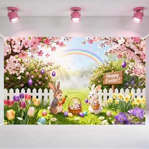Hot Sale Waterproof Thanksgiving Polyester <b>Banner</b> Custom Print for Autumn Harvest Family Gathering Yard Home Decor - Product Image 2
