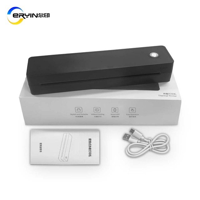 Customized Mini Wireless A4 Inkless Offices Thermal Receipt Printer Bluetooth Tattoo Handheld A4 Portable Thermal Printer