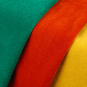 ผ้ากำมะหยี่มันเงาระดับพรีเมี่ยม250กรัม100% โพลีเอสเตอร์ทนทานต่อผิวเป็นมิตรกับสิ่งแวดล้อมผ่านการรับรองสีสูงสำหรับชุดสูทกระเป๋ารองเท้า - Product Image 3