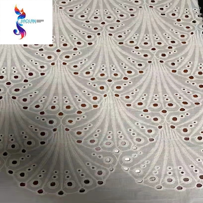 Оптовая продажа, дешевая партия, льняная ткань с вышивкой, новый дизайн, в наличии, Keqiao, Китай