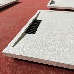 Base de <span class=keywords><strong>Ducha</strong></span> de Piedra Artificial Moderna Personalizada Boye White para Baño, Hotel, Villa, Base de <span class=keywords><strong>Placa</strong></span> de <span class=keywords><strong>Roca</strong></span> - Product Image 6