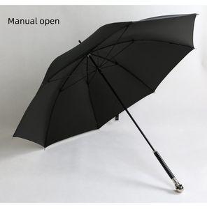 Cadeaux créatifs personnalisés à poignée tête d'animal serpent de lion en métal parapluies de luxe pour la protection solaire en vinyle - Product Image 4