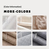Voilages en tulle arc-en-ciel teints en fil, translucides, non transparents, protection solaire, isolation thermique, prêts à poser pour salon