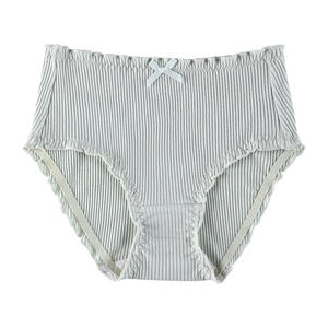Celana dalam katun Combed, pakaian dalam setengah pinggang katun selangkangan antibakteri siswa perempuan Jepang ukuran besar bernapas - Product Image 1