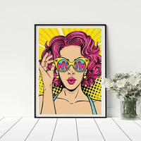 Kit de Peinture Diamant DIY Style Fille Anime Coréenne avec AB et Cristal pour Décoration Maison, Arts et Artisanat pour Adultes