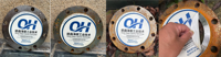 Protecteur de bords auto-adhésif en PVC, feuille de masquage anti-corrosion pour le transport longue distance de tuyauterie préfabriquée dans les centres de données
