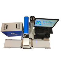 Machine de marquage laser à fibre refroidie par air de table CNC à positionnement visuel CCD QUANTUM avec une précision de 0,001 mm