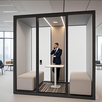 Fabricant professionnel cabine téléphonique de salle de bureau insonorisée pour musique studio acoustique réunion Pod espace privé