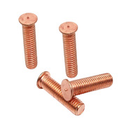 Vis de soudage par points OEM M10 plaquées cuivre, goujons de soudage par projection en acier au carbone pour soudage CD et tôles métalliques