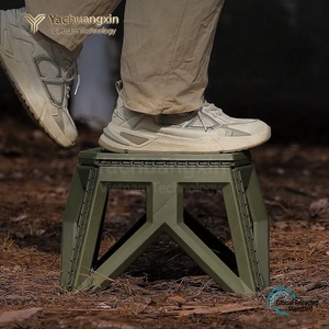 Foldable Cardboard <b>Stool</b> Outdoor Camping <b>Portable</b> Square Seat All Seasons Use - Product Image 3