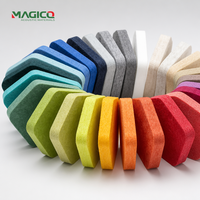 Panneaux acoustiques décoratifs pour animaux de compagnie, absorption acoustique, ignifuges, en fibre de polyester, pour bureaux et hôtels