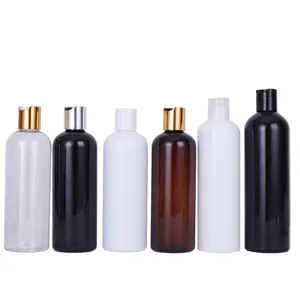 Botol sampo piaraan botol plastik dengan topi, grosir 100ml 150ml 250ml 500ml botol Losion Gel rambut