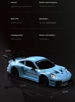 Voiture télécommandée RC Drift 1:20 SU7 Violette, 4 roues motrices, haute vitesse, 2.4G sans fil, avec éclairage, en ABS, rechargeable
