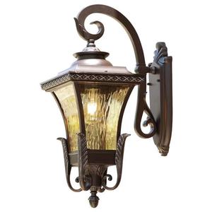 Lampe murale extérieure LED en alliage d'aluminium 3500K blanc chaud, étanche, verre trempé, lumière de jardin à fixation murale, garantie 10 ans - Product Image 1