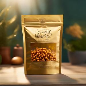 Pochette d'emballage plastique personnalisée en Mylar avec fermeture éclair refermable, forme découpée, qualité alimentaire, pour protéger la fraîcheur des bretzels - Product Image 1