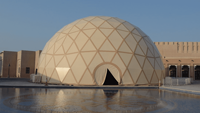 Tente de dôme géodésique de maison de tourisme de sports de loisirs extérieurs tente imperméable de salon commercial