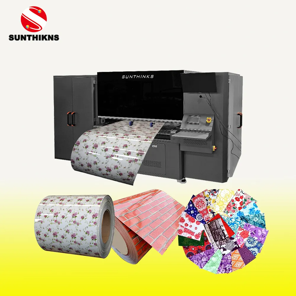 Sunthinks High Speed Precision Industrial Large Format 805mm Single Pass Inkjet Printer For Wide Format Printing