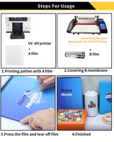 XinFlying printer dtf impresora uv Mini dengan film ab untuk set pencetak stiker uv dual eps xp600 kepala a3 mesin cetak a4