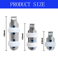 Attelles de doigt en mousse d'aluminium moulable et imperméable pour fixation de fracture, fournies directement par l'usine